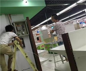 两千平商超安防布线